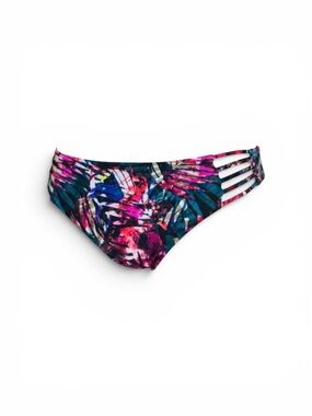 Victoria’s Secret Floral Multi-Color Bikini Bottom - Small, Like New